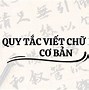 Quy Tắc Viết Chữ Tiếng Hàn