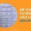 Thi Thử Tiếng Anh Vào Lớp 10 Online