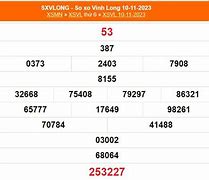 Xổ Số Vĩnh Long 1 Tháng 11 Năm 2004